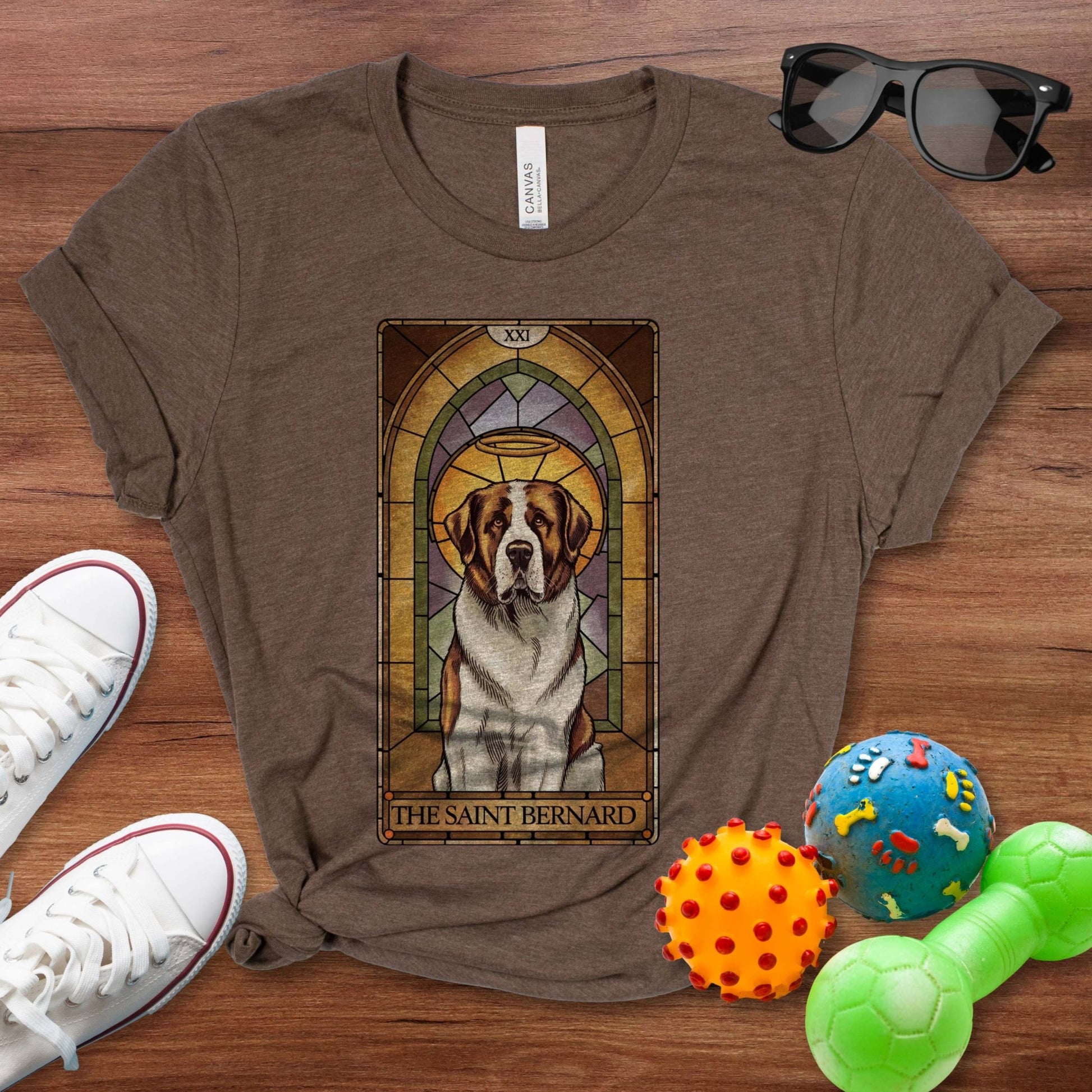 Saint Bernard Tarot Card Shirt - The Pawsitive Initiative