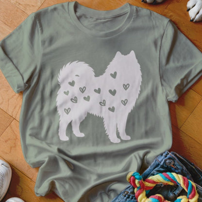 Samoyed Hearts Shirt - The Pawsitive Initiative