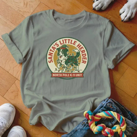 Santa's Little Herder Shirt - The Pawsitive Initiative