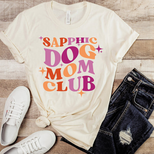 Sapphic Dog Mom Club Shirt - The Pawsitive Initiative