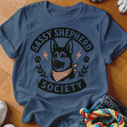 Sassy Shepherd Society Shirt - The Pawsitive Initiative