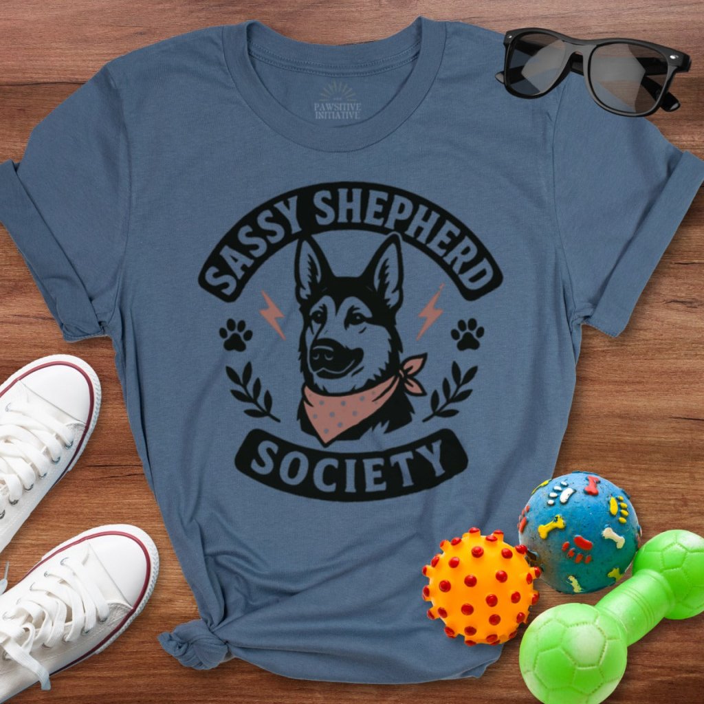 Sassy Shepherd Society Shirt - The Pawsitive Initiative