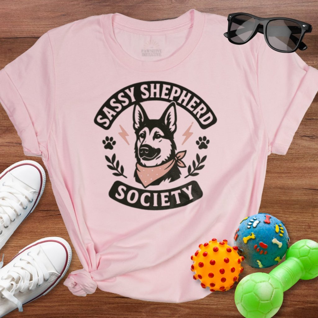 Sassy Shepherd Society Shirt - The Pawsitive Initiative