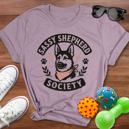 Sassy Shepherd Society Shirt - The Pawsitive Initiative