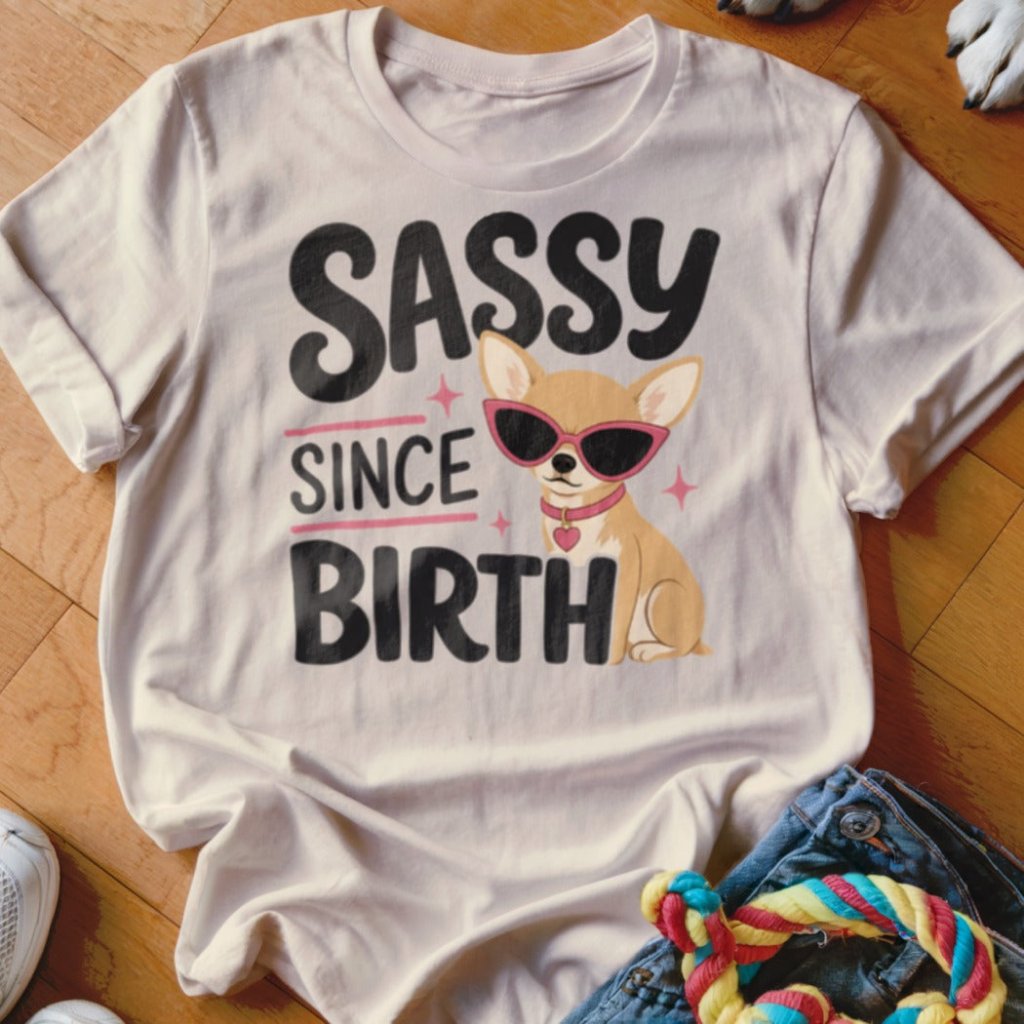 Sassy Since Birth Shirt - The Pawsitive Initiative