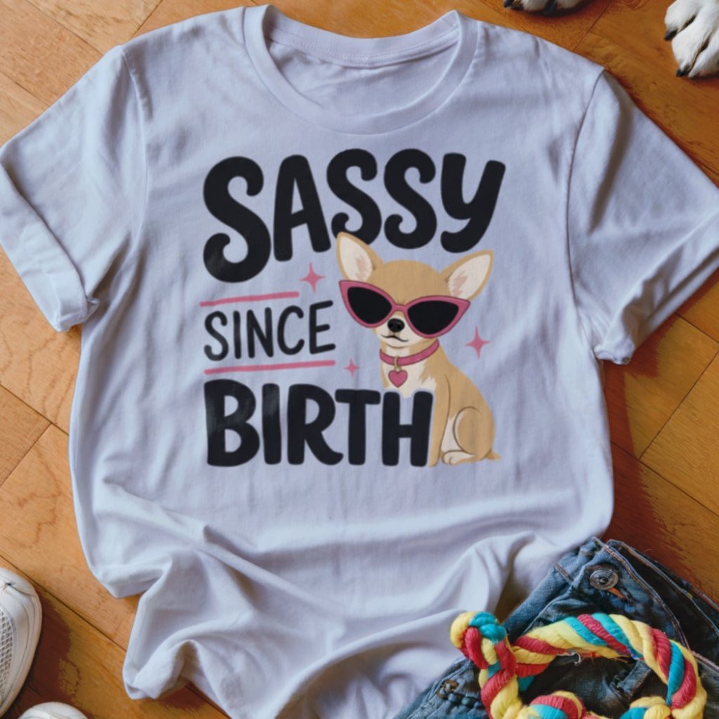 Sassy Since Birth Shirt - The Pawsitive Initiative