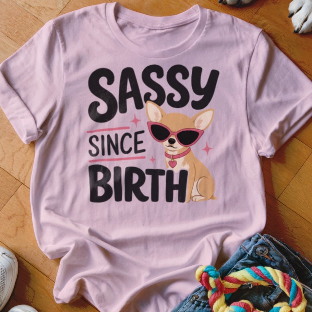 Sassy Since Birth Shirt - The Pawsitive Initiative