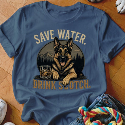 Save Water Drink Scotch Shirt - The Pawsitive Initiative