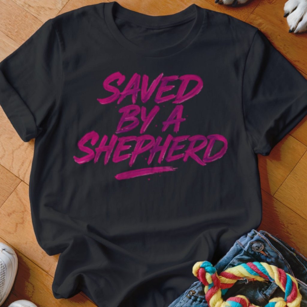 Saved By A Shepherd Shirt - The Pawsitive Initiative