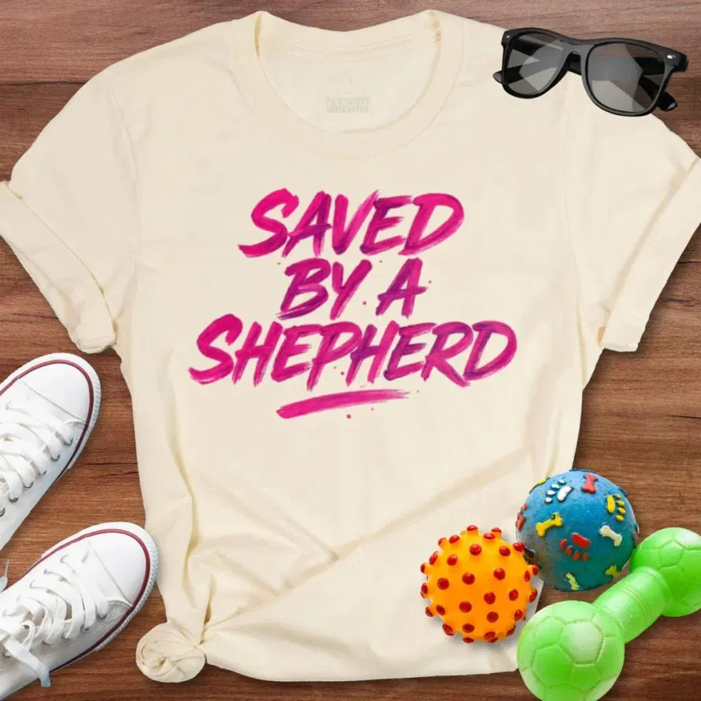 Saved By A Shepherd Shirt - The Pawsitive Initiative