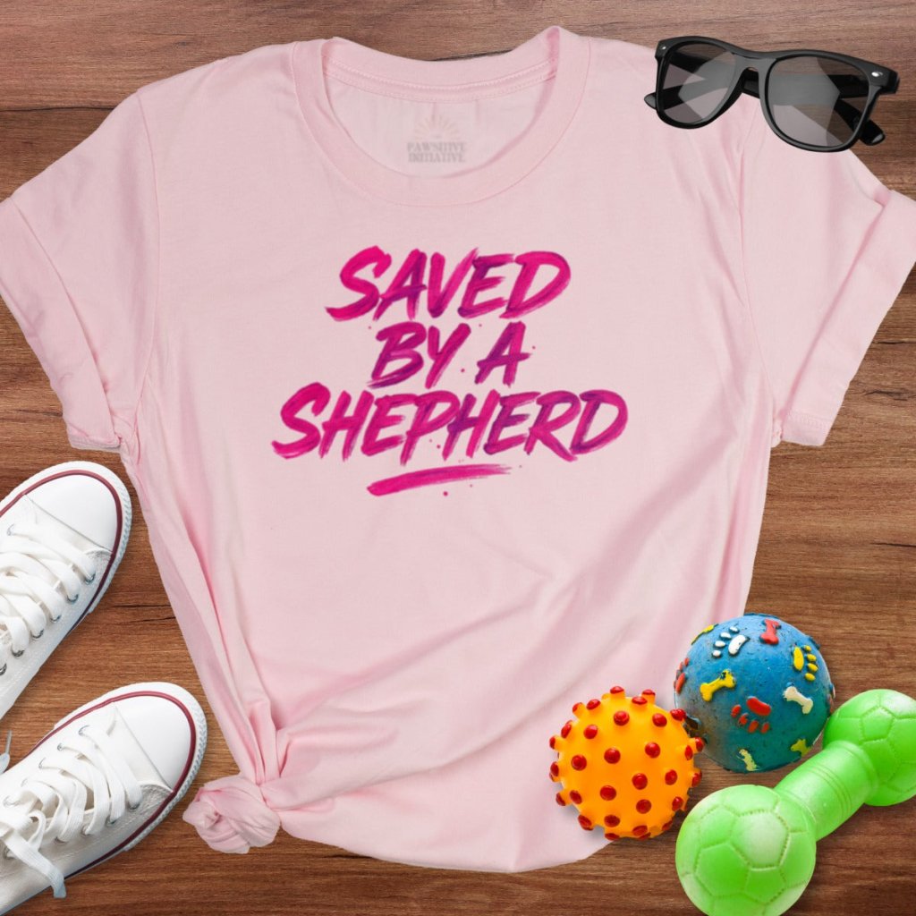 Saved By A Shepherd Shirt - The Pawsitive Initiative
