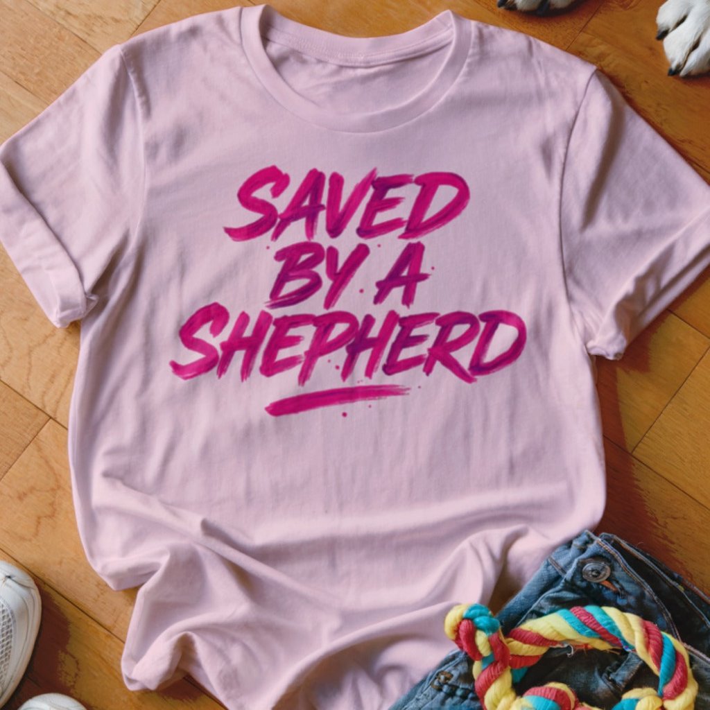 Saved By A Shepherd Shirt - The Pawsitive Initiative