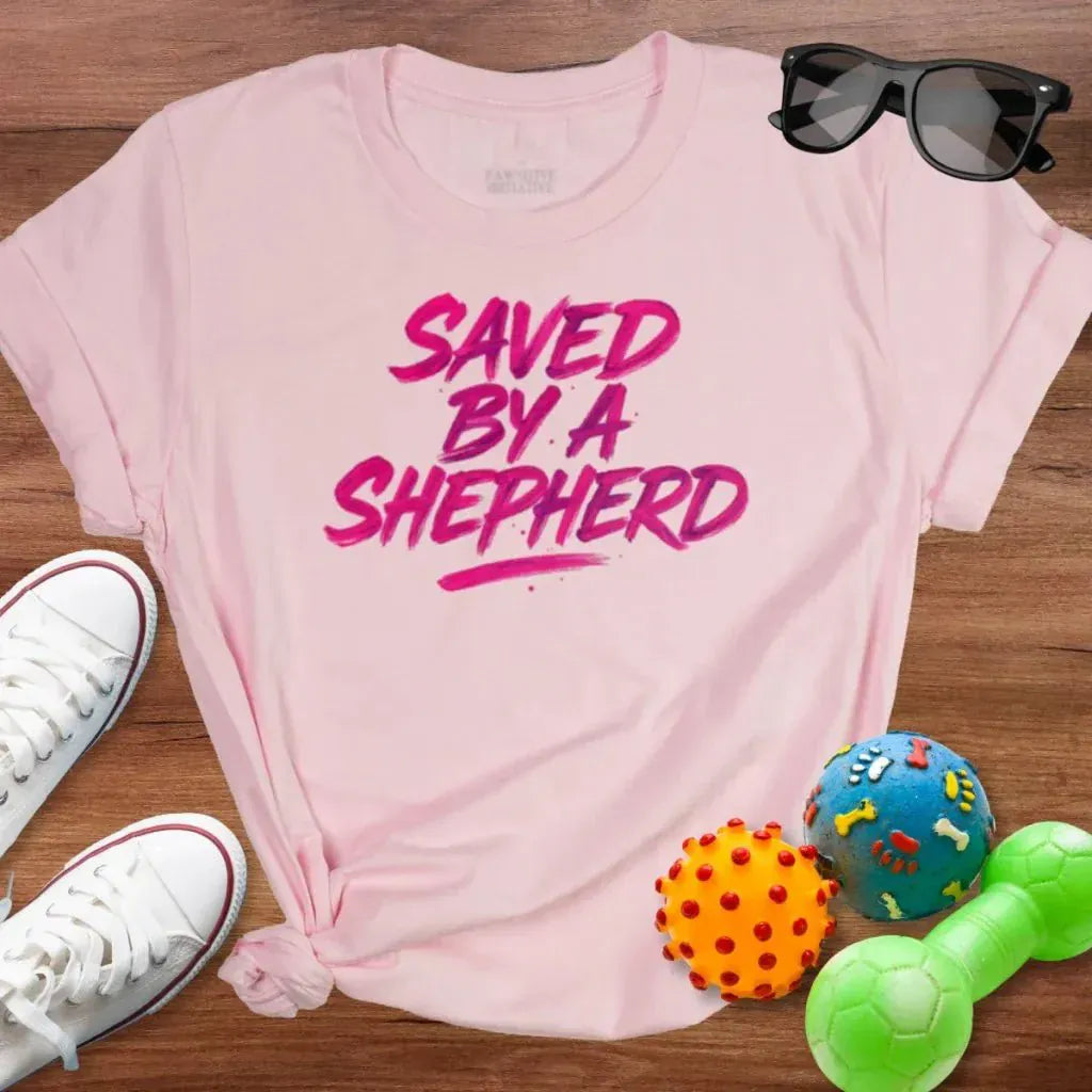 Saved By A Shepherd Shirt - The Pawsitive Initiative
