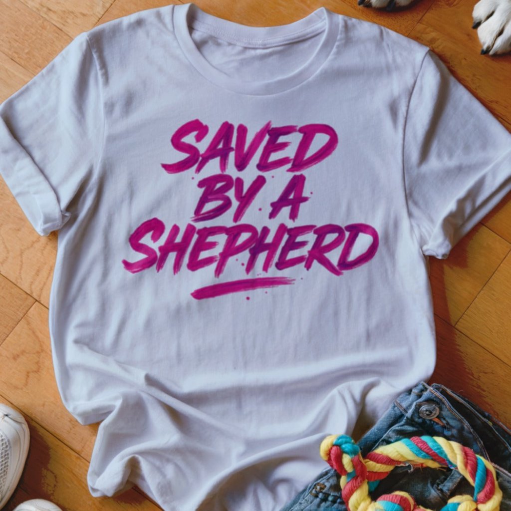 Saved By A Shepherd Shirt - The Pawsitive Initiative