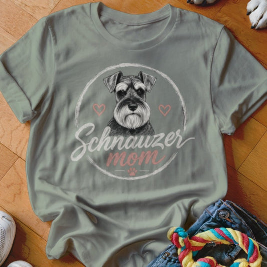 Schnauzer Mom Shirt - The Pawsitive Initiative