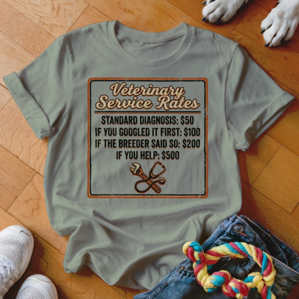 Service Rates Shirt - The Pawsitive Initiative