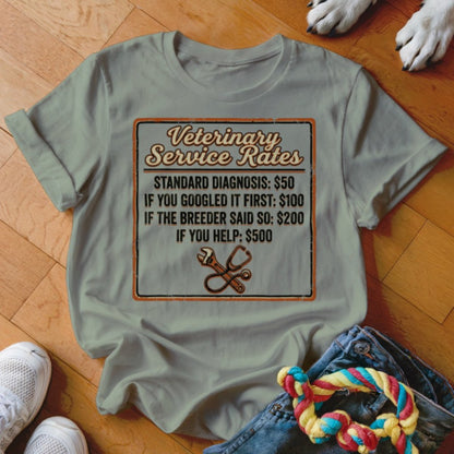 Service Rates Shirt - The Pawsitive Initiative