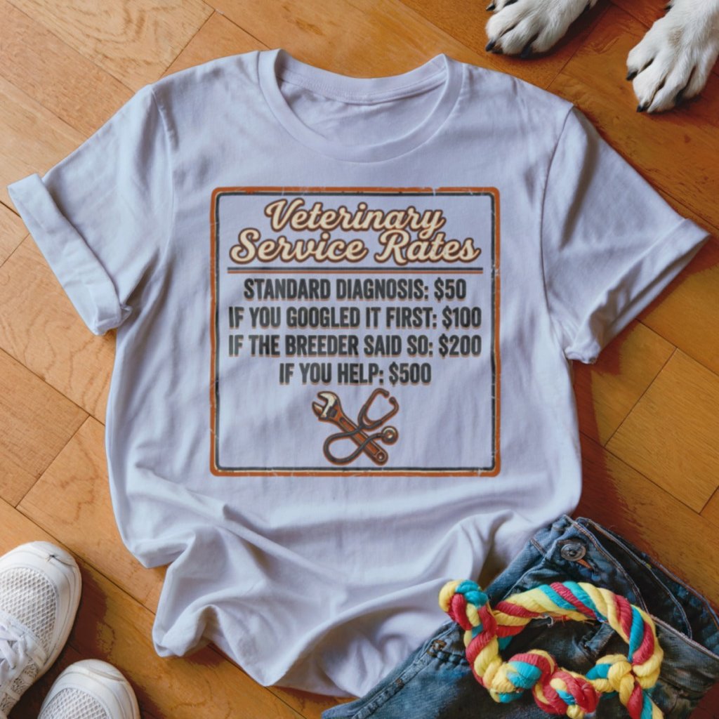 Service Rates Shirt - The Pawsitive Initiative