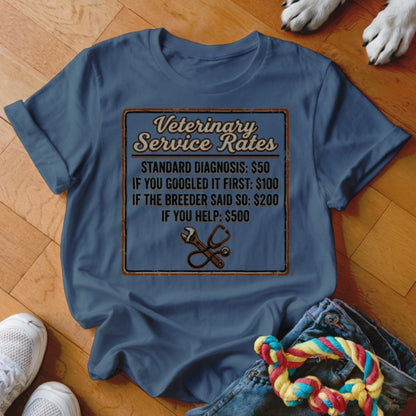 Service Rates Shirt - The Pawsitive Initiative