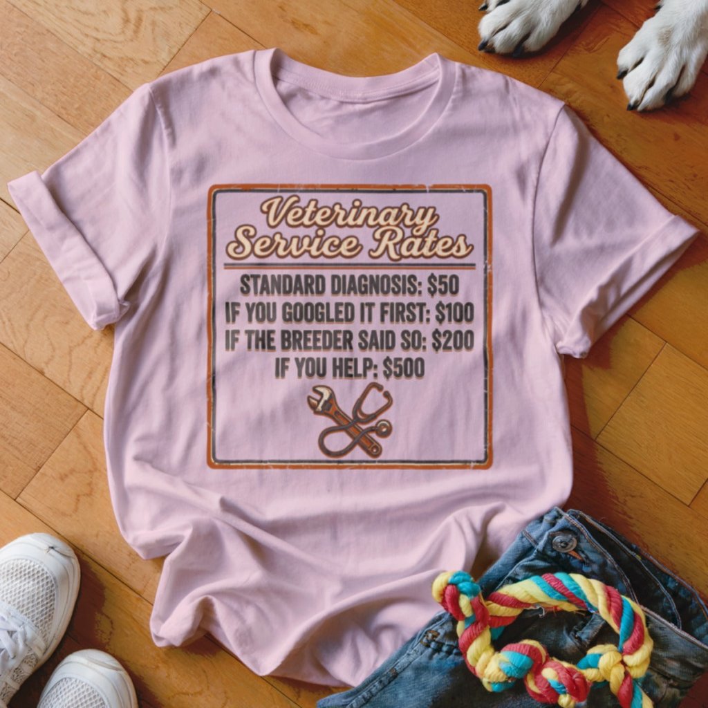 Service Rates Shirt - The Pawsitive Initiative