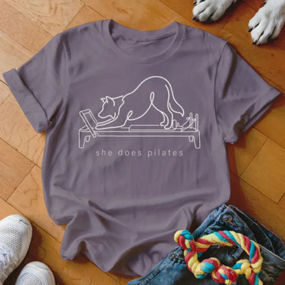 She Does Pilates Shirt - The Pawsitive Initiative