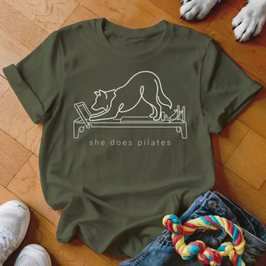 She Does Pilates Shirt - The Pawsitive Initiative