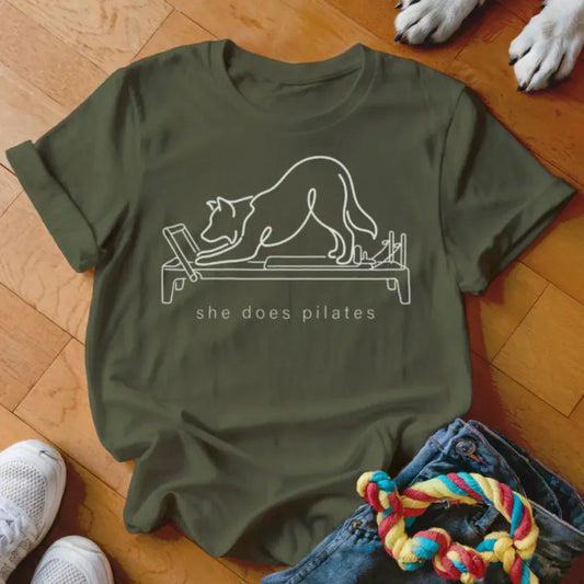 She Does Pilates Shirt - The Pawsitive Initiative
