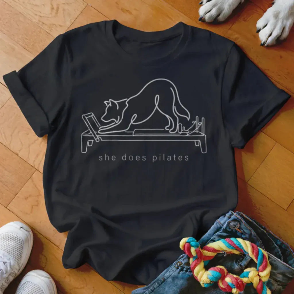 She Does Pilates Shirt - The Pawsitive Initiative