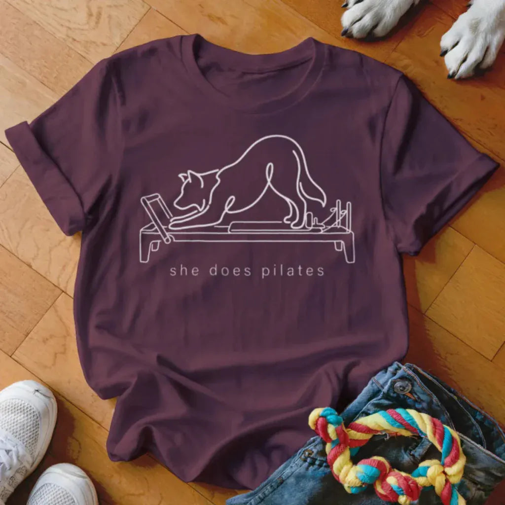 She Does Pilates Shirt - The Pawsitive Initiative