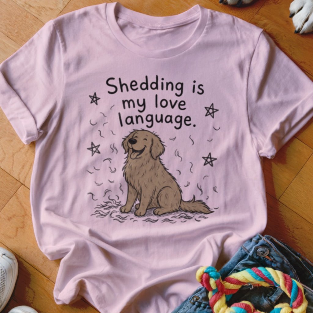 Shedding Is My Love Language Shirt - The Pawsitive Initiative