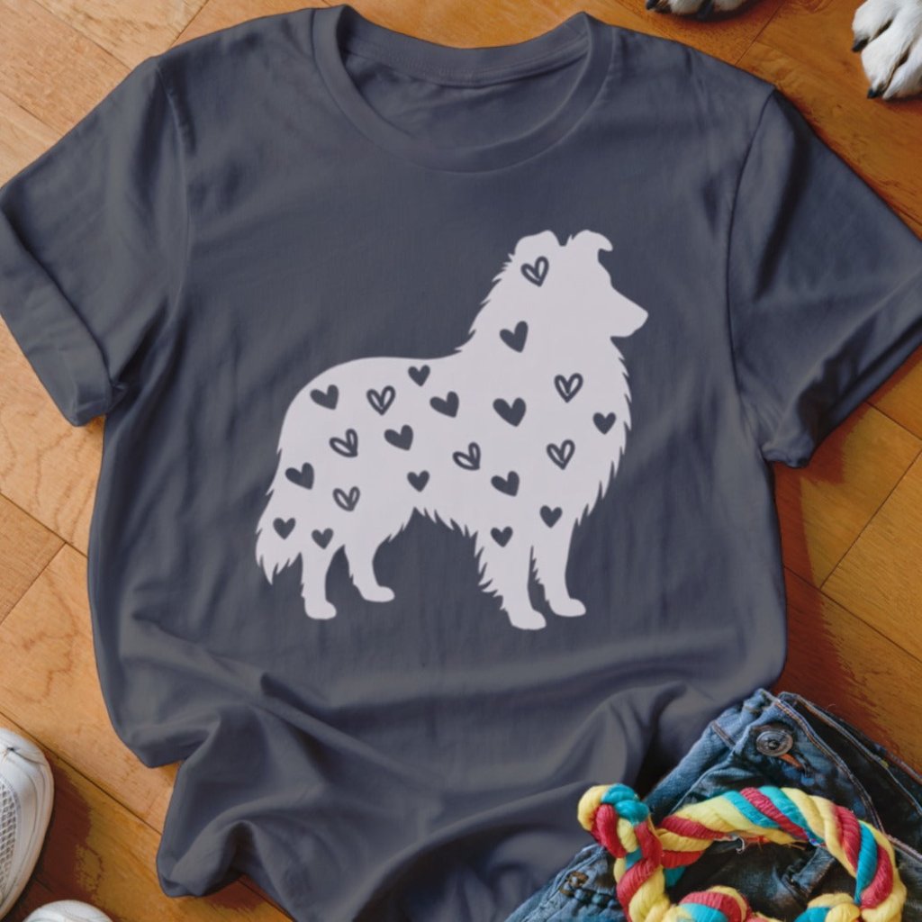 Sheltie Hearts Shirt - The Pawsitive Initiative