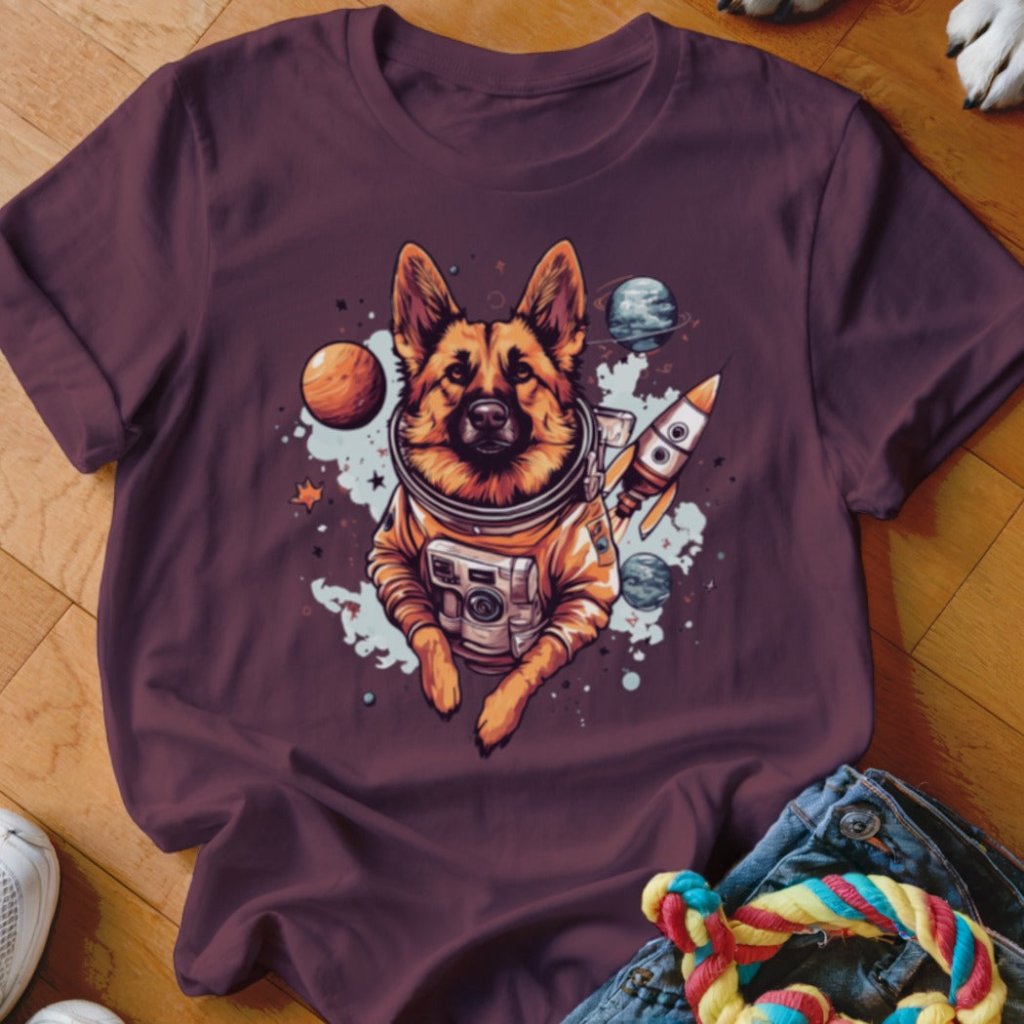 Shepherd Astronaut Shirt - The Pawsitive Initiative