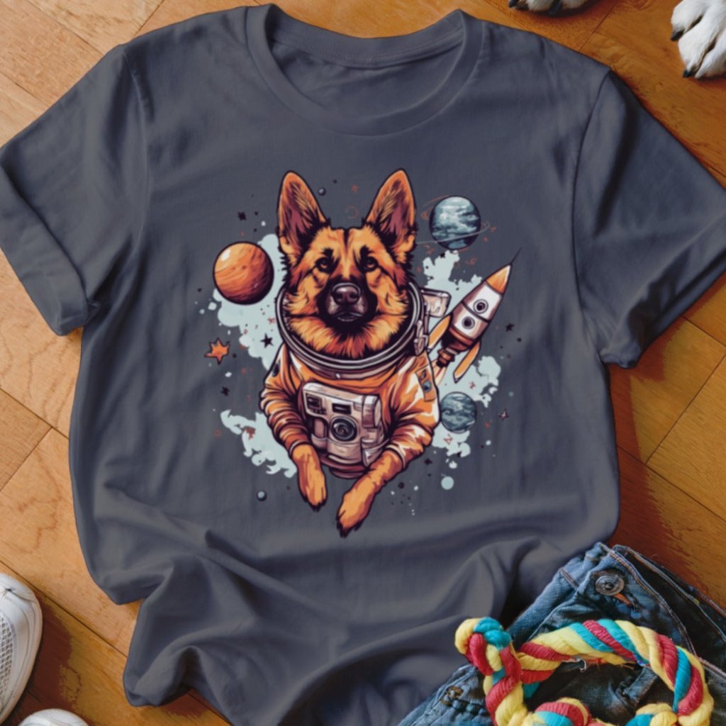Shepherd Astronaut Shirt - The Pawsitive Initiative