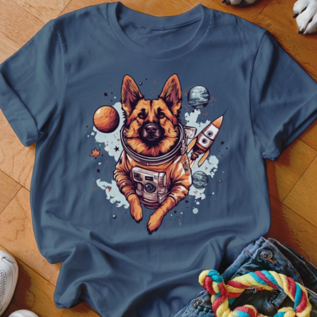 Shepherd Astronaut Shirt - The Pawsitive Initiative