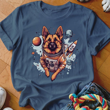 Shepherd Astronaut Shirt - The Pawsitive Initiative