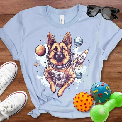 Shepherd Astronaut Shirt - The Pawsitive Initiative
