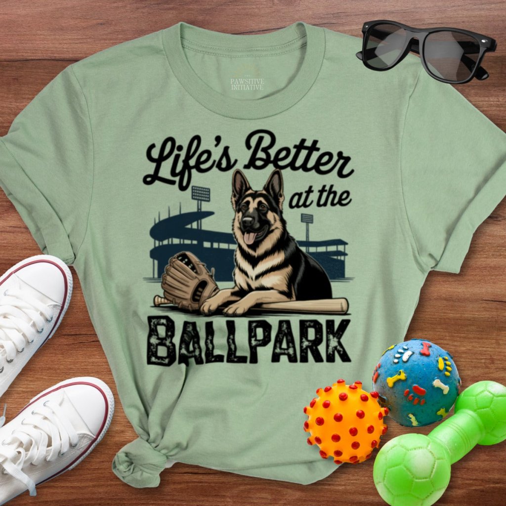 Shepherd Ballpark Shirt - The Pawsitive Initiative