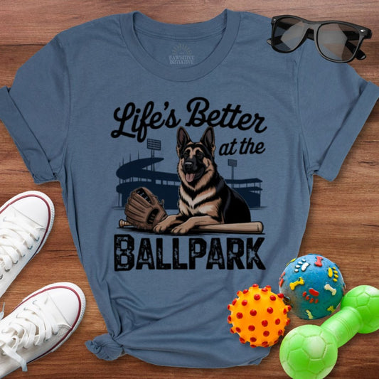Shepherd Ballpark Shirt - The Pawsitive Initiative