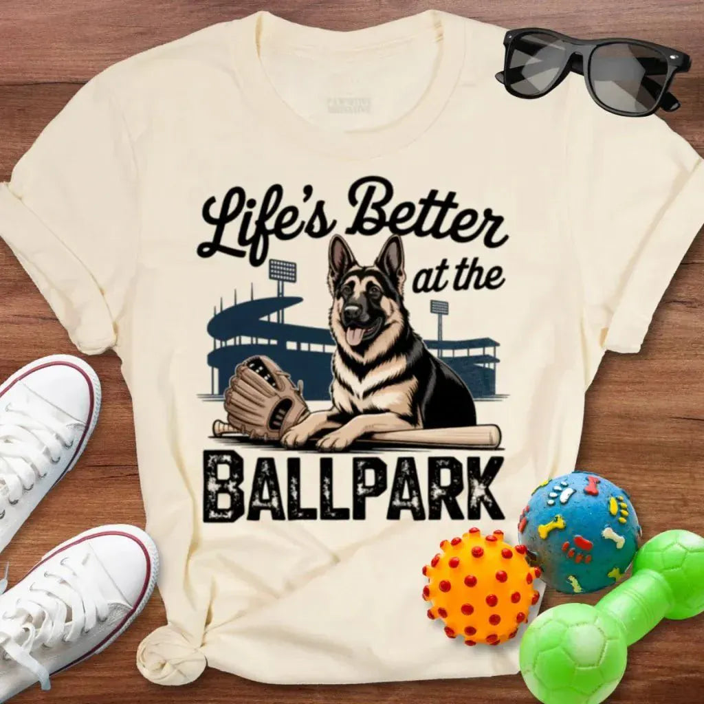 Shepherd Ballpark Shirt - The Pawsitive Initiative