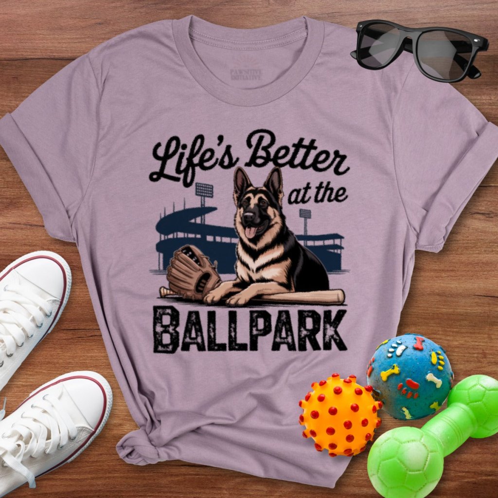 Shepherd Ballpark Shirt - The Pawsitive Initiative
