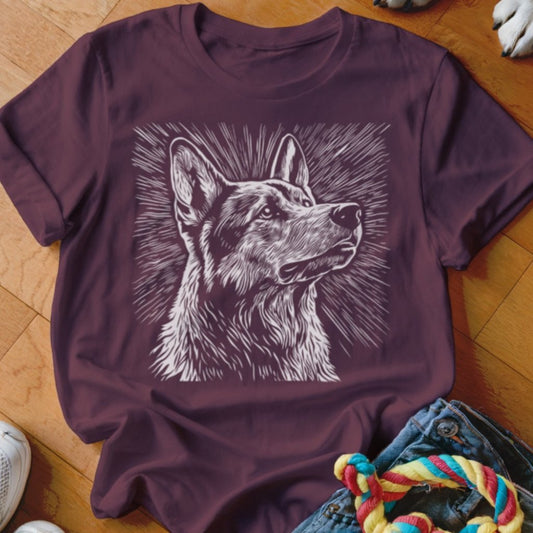 Shepherd Block Print Shirt - The Pawsitive Initiative