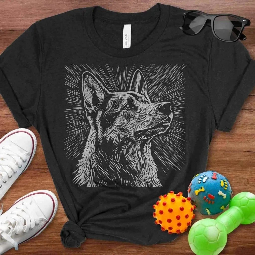 Shepherd Block Print Shirt - The Pawsitive Initiative