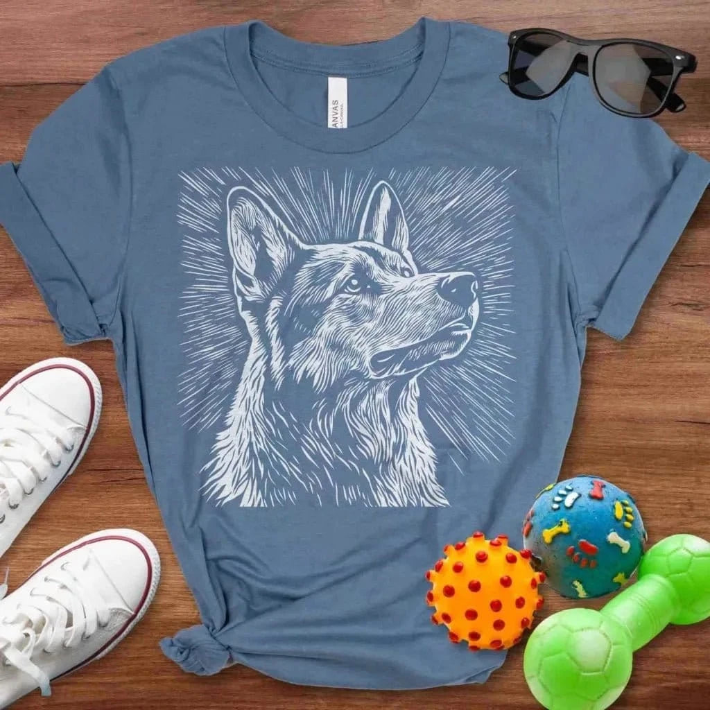 Shepherd Block Print Shirt - The Pawsitive Initiative