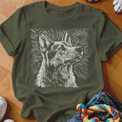 Shepherd Block Print Shirt - The Pawsitive Initiative