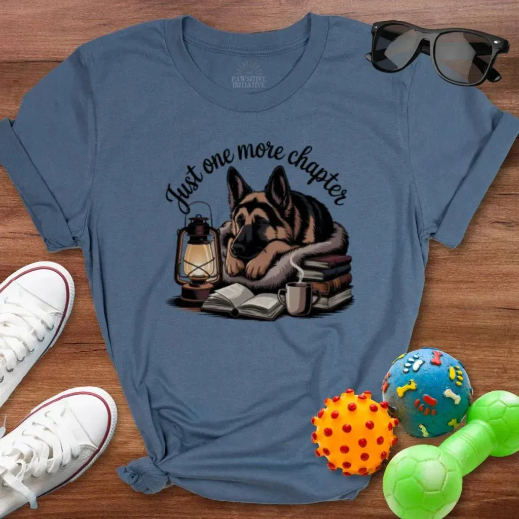 Shepherd Bookworm Shirt - The Pawsitive Initiative