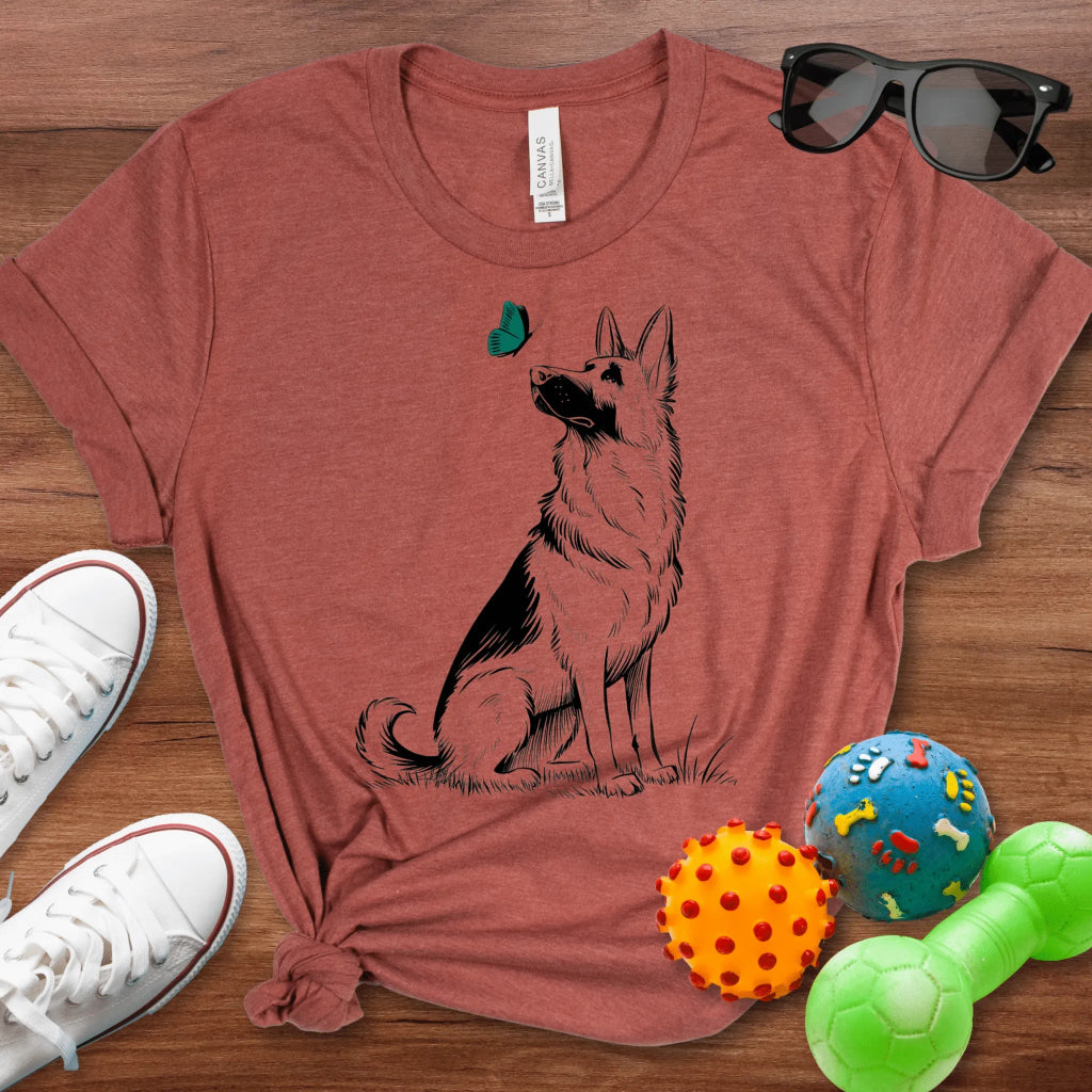 Shepherd Butterfly Kisses Shirt - The Pawsitive Initiative