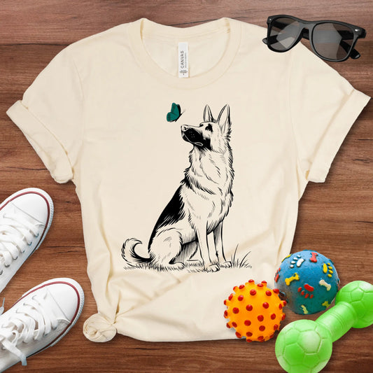Shepherd Butterfly Kisses Shirt - The Pawsitive Initiative