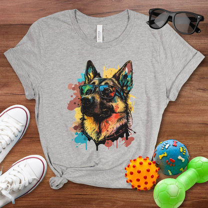 Shepherd Color Splash Shirt - The Pawsitive Initiative