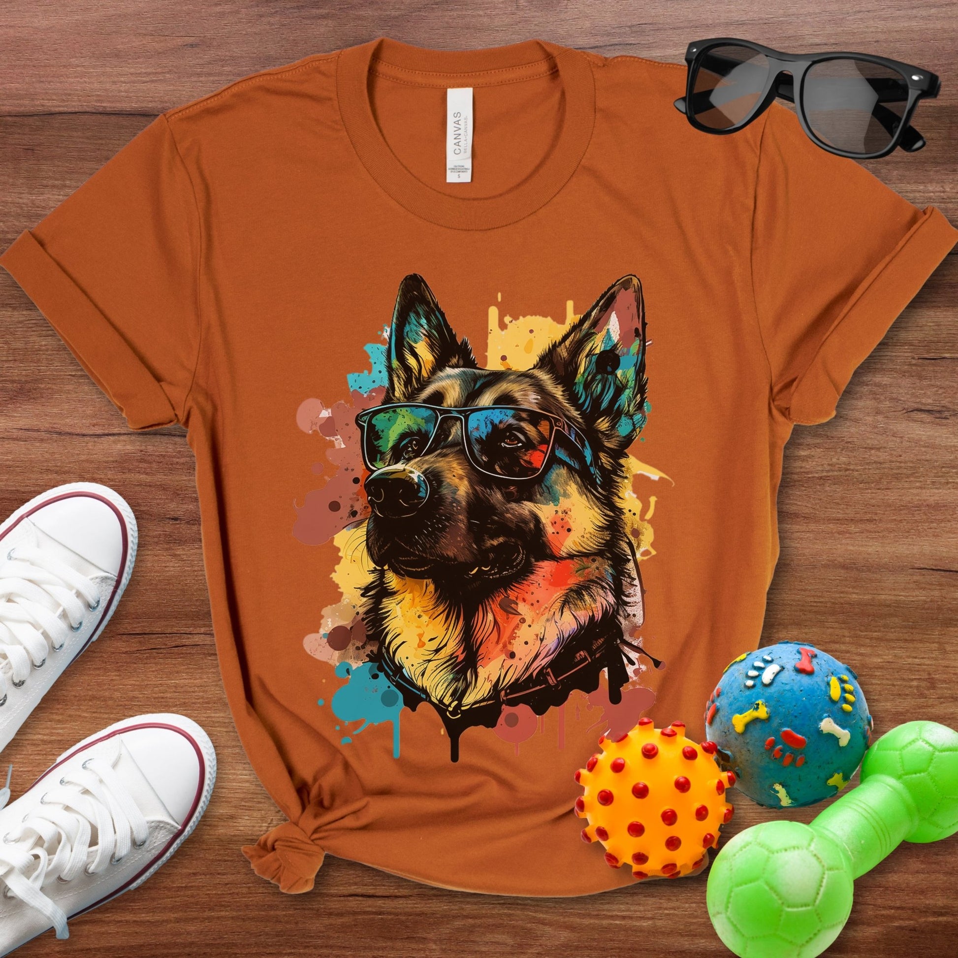 Shepherd Color Splash Shirt - The Pawsitive Initiative