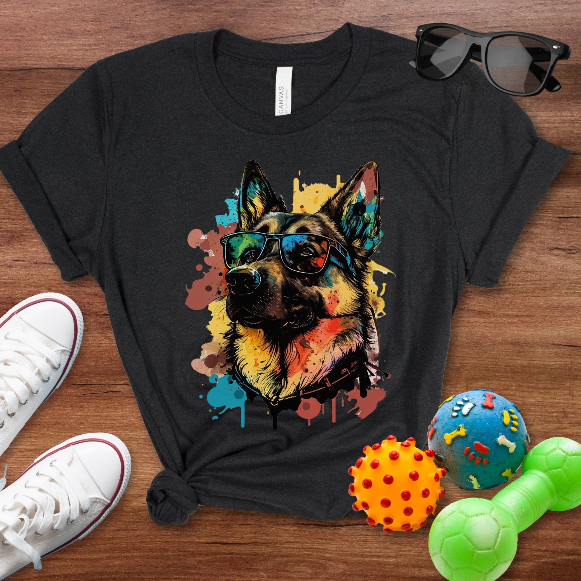 Shepherd Color Splash Shirt - The Pawsitive Initiative